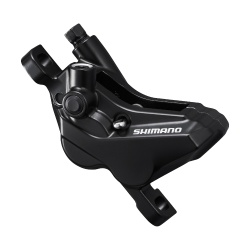 Set frana biciclete MTB Shimano DEORE BL-M4100+BR-MT420/410 4 pistoane fata 2 pistoane VRAC spate - Img 3