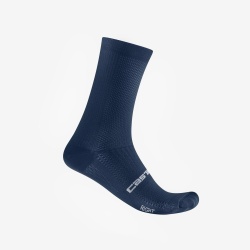 Sosete Castelli Espresso 18, unisex, albastru belgian, L/XL, 40-43