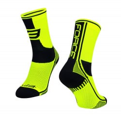 Sosete Force Long Plus fluo/negru XS