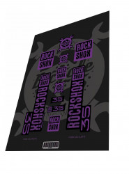 Stickere adezive furca ROCKSHOX 35 Dark Purple 2020