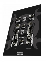 Stickere adezive furca ROCKSHOX Revelation Nature Mountain Grey 2019