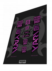 Stickere adezive furca ROCKSHOX Yari Fuxia Polish 2022