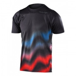 Tricou Bicicleta Troy Lee Designs Skyline Ss Wave Black