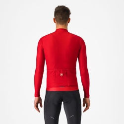 Tricou cu maneca lunga Castelli Espresso Thermal, Rosu Aprins, L - Img 2
