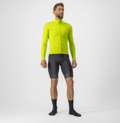Tricou cu maneca lunga Castelli PRO Thermal Mid LS Galben Fluo - Img 4