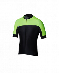 Tricou cu maneca scurta BBB Road Tech BBW-233 Negru/Galben Neon L