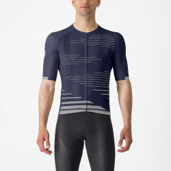 Tricou cu maneca scurta Castelli Climbers 4.0, Indigo/Gri, XXL