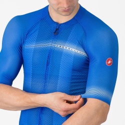Tricou cu maneca scurta Castelli Climbers A/C, pentru barbati, albastru Italia/albastru belgian, XXL - Img 3
