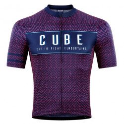 Tricou CUBE Blackline Jersey 2020 S/S Blue Pink