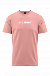 Tricou CUBE Organic T-Shirt Snake GTY Fit Light Red