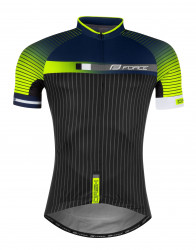 Tricou Force Dash maneci scurte albastru/fluo/negru