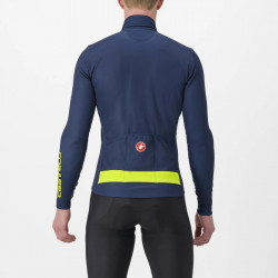 Tricou maneca lunga CASTELLI Puro 3 FZ Belgian Blue Yellow Fluo Reflex