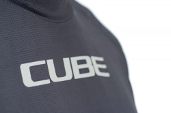 Tricou maneca scurta CUBE ATX Round Neck Jersey Dark Grey