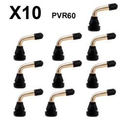 Valva tubeless curbata 90 grade pentru trotineta electrica 60mm - set 10 bucati