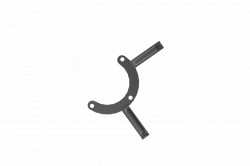 ACID CHAINGUARD IC 3.0 HYBRID EASY ENTRY FRAME MOUNTING PLATE Negru