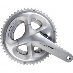 Angrenaj pedalier SHIMANO 105 FC-R7000 52x36T 170 mm 2x11v Argintiu