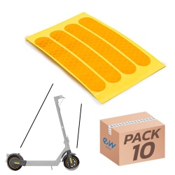 Autocolant reflectorizant galben pentru Max G30 - set 10 bucati - Img 3
