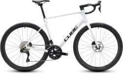 BICICLETA CUBE ATTAIN C:62 SLX METALLICWHITE BLACK 2027 50 cm