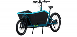 Bicicleta Electrica CUBE Cargo Sport Hybrid 500 Blue'n'Lime