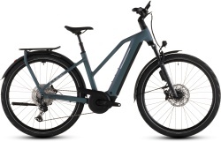 BICICLETA ELECTRICA CUBE KATHMANDU HYBRID EXC 800 TRAPEZE SMARAGDGREY PRISM