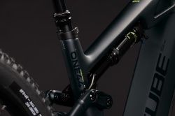 BICICLETA ELECTRICA CUBE STEREO HYBRID ONE44 HPC RACE 800 COAL GREEN 2027 cadru L (20") - roti 29 - Img 3