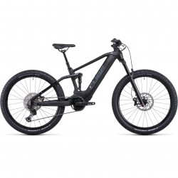Bicicleta Electrica MTB Full Suspension CUBE Stereo Hybrid 120 SL 625/750 Black Metal