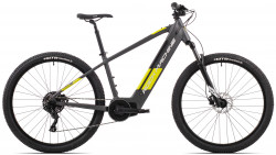 Bicicleta Electrica Rock Machine Storm INT e70-29 Matte Anthracite/Radioaktive Yellow/Silver 17.0 - (M)