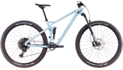 Bicicleta FULL SUSPENTION Cube Stereo ONE22 Pro Skylightblue White