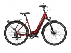 Bicicleta KROSS TRANS HYBRID 3.0 LS 28" Ruby-Silver-Red Glossy 24