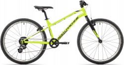 Bicicleta MTB Hardtail copii Rock Machine Thunder 24 VB Gloss Radioactive Yellow/Black/Grey