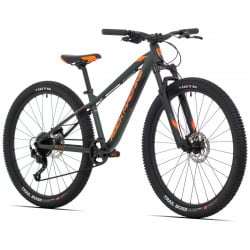 Bicicleta Rock Machine Blizz 27 HD 27.5 Khaki/Portocaliu Neon/Negru - Img 2