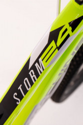 Bicicleta Rock Machine Storm 24 MD Galben/Gri 12 - Img 2