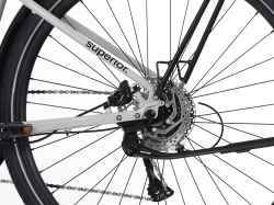 Bicicleta Superior BLOX 6.2 T 28 Gloss Grey 46cm - (M) - Img 3
