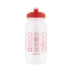 Bidon Force ENJOY 500ml, transparent-rosu