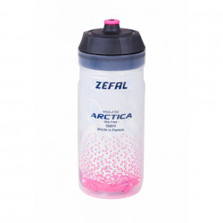 Bidon ZEFAL Arctica 55 Grip-Cap 550 ml Silver-Light Pink