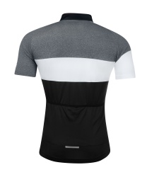 Bluza ciclism Force View maneci scurte negru/gri/alb XL - Img 2