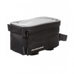 Borseta prindere cadru cu suport telefon KROSS Roamer Top Bag Negru