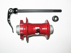 Butuc Fata Disc Novatec D881SB 4in1 36H QR9 rosu
