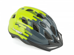 Casca Copii AUTHOR Trigger Inmold 52-56 cm Grey/Galben Neon