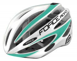Casca Force Road, alb/turcoaz L-XL (58-63 cm)