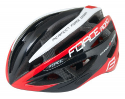 Casca Force Road Junior, negru/rosu/alb, XS-S (48-54 cm)