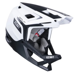 CASCA FULLFACE KENNY SPLIT ALB NEGRU