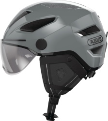 CASCA PENTRU BICICLETA ABUS PEDELEC 2.0 ACE CU LUMINA SPATE, HUSA PLOAIE SI VIZIERA FATA - Img 4