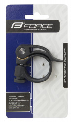 Colier Force cu clema C4.4 31.8 mm, Al, negru mat - Img 2