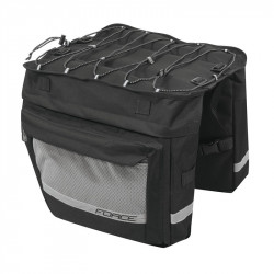 Geanta portbagaj Force Noem 2x18L negru