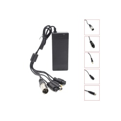 Incarcator universal baterie trotineta electrica 36V 2A connector GX16/GX12/DC5.5mm/DC8mm/XLR