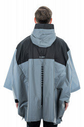 Jacheta CUBE ATX Utility Poncho Safety Silver'n'Grey One Size - Img 3