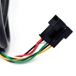 Maneta acceleratie cu buton si display 36V, conector SM - Img 2