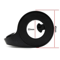 Maneta acceleratie trotineta electrica Xiaomi si Ninebot conector JST ZH neagra - Img 2