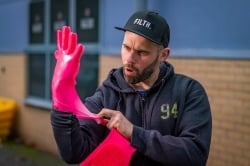 Manusi de curatare Muc-Off Deep Scrubber Pink XL - Img 2